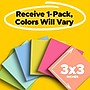 Post-it Mix & Match Super Sticky Notes, 3" x 3", Assorted Colors, 90 Sheets/Pad (654-SSPK)~#|#~3DC9A7B1-7AA1-4B45-88A743EA6E83EFDE_sc7