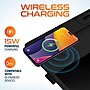 Delton S12/D101 Ergonomic Vertical Wireless Mouse and 15W Wireless Charging Mouse Pad Bundle, Black (DMWS12BD1)~#|#~3DC9A7C2-A1B3-48A6-BA1D8653A368B874_sc7
