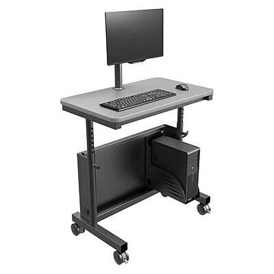 VersaDesk Deluxe 36"W Manual Adjustable Standing Computer Table - Thumbnail 2