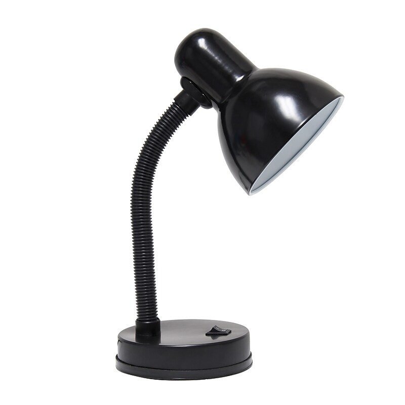 Simple Designs LED Desk Lamp, 13.85", Black (LD1003-BLK) image 1