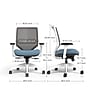 Union & Scale™ Lewis Ergonomic Mesh Swivel Computer and Desk Chair, Carolina (UN55656-CC)~#|#~3DCE592E-6BFB-416C-A986A575056568A5_sc7