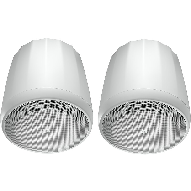JBL Control C67P/T-WH Full-Range Pendant Loudspeaker with RB, White, Pair image 1