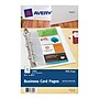 Avery Business Card Sheet Protectors, 5.5" x 8.5", Clear, 5/Pack (76025)~#|#~3DD0CD93-4077-4725-9808F41FE2F5887B_sc7