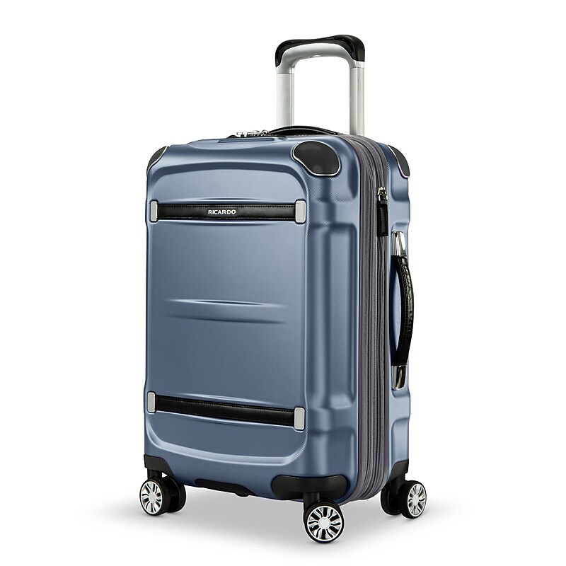 Ricardo Beverly Hills Rodeo Drive 2.0 21" Hardside Carry-On Suitcase, 8-Wheeled Spinner, Arctic Blue (098-21-457-4WB) image 1