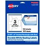 Avery Laser/Inkjet Sealing Labels, 5-1/8" x 4", White, 300 Labels/Box (19479370699)~#|#~3DD64583-F3CF-453A-81C25E8380A27CEC_sc7