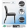 Boss Armless Guest and Reception Area Chair, Black (B9595AM-BK)~#|#~3DDC951A-3CA6-470B-AD65E10EC4DB6C30_sc7