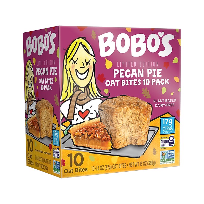 Bobo's Gluten Free Pecan Pie Oat Bites, 1.3 oz., 10 Bites/Box (540-D) image 1