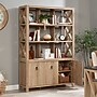 Sauder Select 70"H Wall Storage Bookcase, Khaki Pine (435616)~#|#~3DE02A5A-CA24-4D2F-9DAD77F91FF6492C_sc7