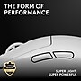Logitech PRO X Superlight 2 Wireless Ambidextrous Optical Gaming Mouse, White (910-006636)~#|#~3DE0903E-8C4E-48C4-8FFED943E9E34498_sc7