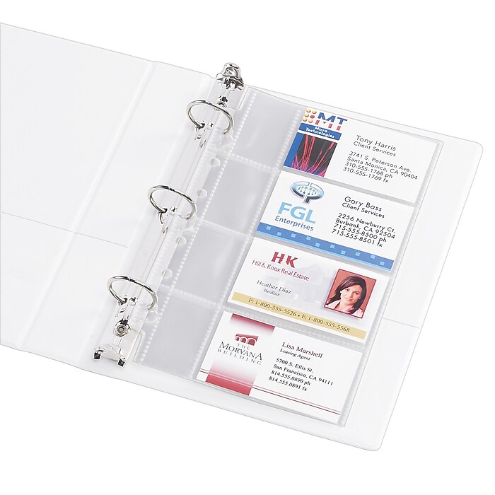 business card sleeves staples Business Card Sleeves main image 0