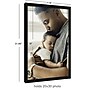 Amanti Art Avon Narrow 20" x 30" Polystyrene Picture Frames, Black Satin (A42678297988)~#|#~3DE7EA28-E4BB-4B1E-8BAE022DEB7A62DA_sc7