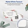 Avery Rectangle Rounded Corners Business Cards, Matte White, 400/Pack (19479399792)~#|#~3DE9822B-2C92-45C6-9FC4B34D812F77E7_sc7