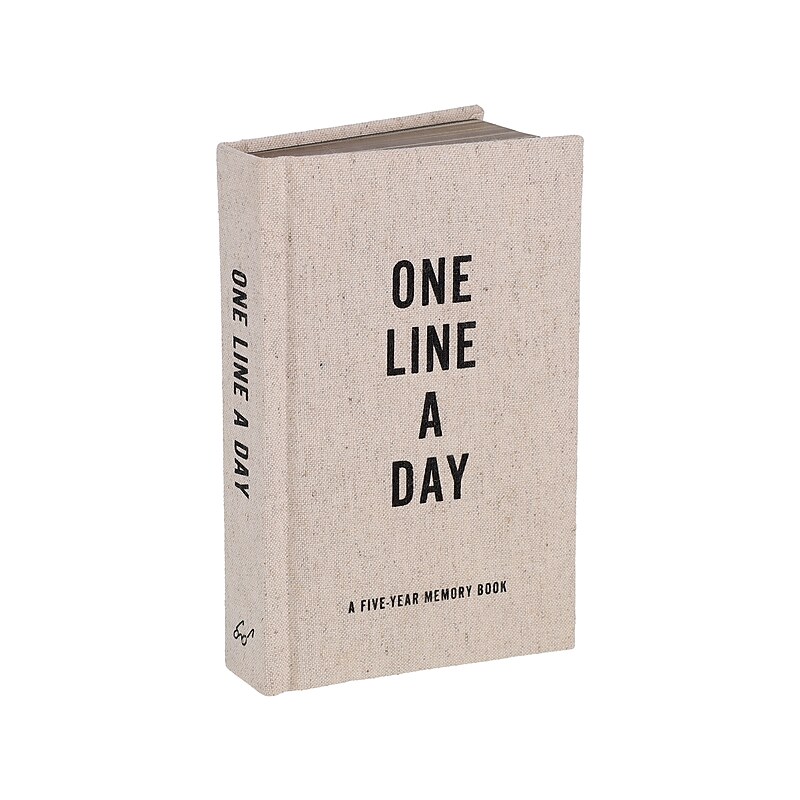 Chronicle Books One Line a Day: A Five-Year Memory Hardcover Journal, 3.75" x 6.125", 36 Pages image 1