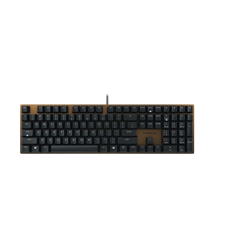 Cherry KC 200 MX Mechanical Keyboard, Black/Bronze (G80-3950LHBUS-2) image 1