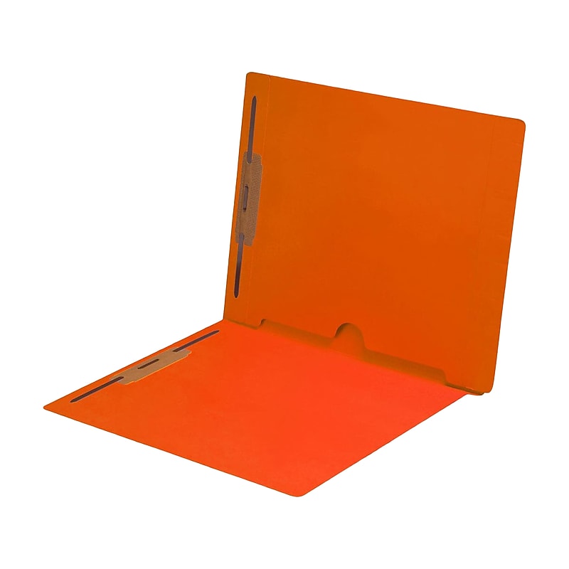 Medical Arts Press End Tab File Folder, Straight Cut, Letter-Size, Orange, 250/Carton (S-09019-ORG-B) image 1