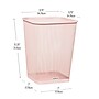 Mind Reader Metal Trash Can Without Lid, 5 Gallon, Pink, 2/Pack (2SQUAGA-PNK)~#|#~3E0647A0-EFC1-42B7-A6B2AF55BCB6F4F8_sc7