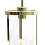 Lalia Home 1-Light Hanging Cylindrical Clear Glass LED Pendant Fixture with Accents, Gold (LHP-3002-GL)~#|#~3E09FDC0-2BCF-4F02-B10BA9F13FF57496_sc7