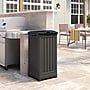 Suncast Resin Trash Can with Lid, 39 Gallon, Peppercorn and Black (GH3900)~#|#~3E0E3F9D-8DFB-4A97-B0084842B6910AD0_sc7