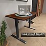 Mount-It! 40"W Electric Rectangular Adjustable Standing Desk, Hazelnut/Black (MI-8036)~#|#~3E160257-FF98-4F53-971C2FFBC1B419A8_sc7