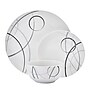 Studio Nova Porcelain Dinnerware Set, Circles, 12 Piece~#|#~3E17119D-FEE2-48B7-9958DEA7B49253AA_sc7