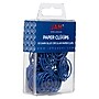 JAM Paper Circular Small Paper Clips, Dark Blue, 2 Packs of 50 (2187134B)~#|#~3E190CB8-E00B-49FE-81B05662B1C0B488_sc7