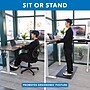 Mount-It! Large 63"W Electric Corner Adjustable Standing Desk, Brown/White (MI-15018)~#|#~3E1943A9-5808-4061-B0E72D8515BD9D8B_sc7