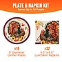 Say Hooray! Bountiful Bird Thanksgiving Paper Plates and Napkins Set, Multicolored, 48/Pack (DTC9850E2G)~#|#~3E195C07-D214-4D3D-B090D9D765B50E23_sc7