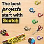 Scotch Removable Double Sided Tape with Dispenser, 3/4" x 11.11 yds., Clear (667)~#|#~3E1AA52A-F365-48D8-B8877504BB36140B_sc7