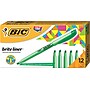 BIC Brite Liner Stick Highlighter, Chisel Tip, Green, 12/Pack (65556/BL11GR)~#|#~3E221B54-B58A-476A-90C23ED1863AACF9_sc7