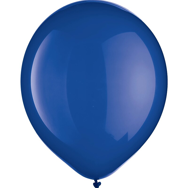 Party City 11" Latex Balloons, Bright Royal Blue, 15/Pack (AM113252-105-P) image 1