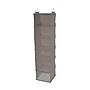 Household Essentials Hanging Closet Organizer, 6 Fabric Poly Linen Shelves (7402-1)~#|#~3E22AE58-97C4-443D-91E2039AB0C6F222_sc7