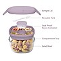 bentgo All-in-One Salad Container, 5-Compartment, Lavender, 61 oz. (BGLASSAL-L)~#|#~3E309F0B-9A21-4EBD-BBEA12715043CBFD_sc7