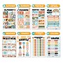 Hadley Designs 17" x 11" Retro Boho Preschool Educational Posters For Toddlers, Laminated, 16/Set (HDDX004ACFGE5)~#|#~3E335F90-96D9-4623-941F05D1C3AD87DC_sc7