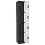 AdirOffice 72" 4-Tier Black and White Storage Locker, 4/Pack (ADI629-204-B-W-PKG-4)~#|#~3E3B6A8F-EF31-47F8-806D5CAFFD77F9EB_sc7