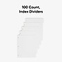 Smead Blank Dividers, 5-Tab, White, 20 Sets/Box (89415)~#|#~3E3C0D1D-0974-468E-BD0DABE3412AD9FE_sc7