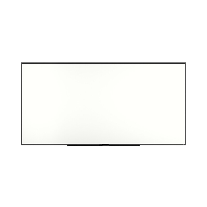 TRU RED™ Melamine Dry Erase Board, Black Frame, 8' x 4' (TR59357) image 1