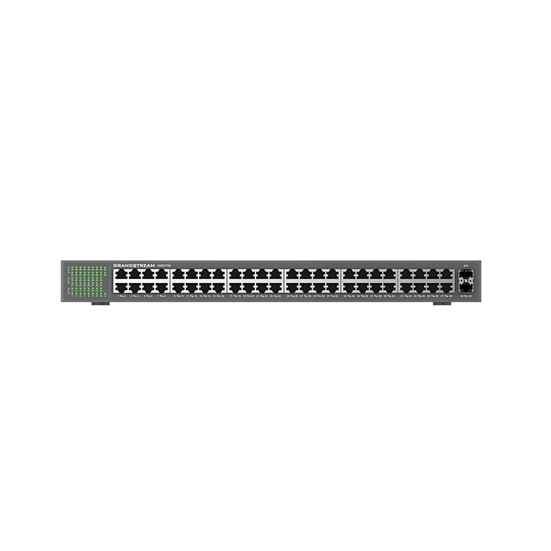 Grandstream GWN7700 48-Port Ethernet Entry-Level Unmanaged, 100Gbps, Black (GWN7706) image 1