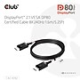 Club 3D 5.25' DisplayPort to DisplayPort Audio/Video Cable, Male to Male, Black (CAC-1092)~#|#~3E4141A1-2E07-4314-98CC6A6D442A52D3_sc7