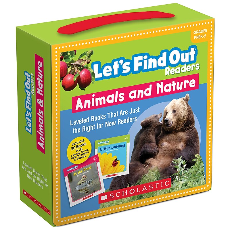 Scholastic Teaching Solutions Let's Find Out Readers: Animals & Nature / Guided Reading Levels A-D, 20 Books/Set (SC-714361) image 1