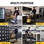 Fellowes 2-Shelf Metal Mobile Mail Cart with Dual Wheel Front Casters, Chrome (40912)~#|#~3E4E1D38-D338-4C4F-B96BAF8A7CD7A8EE_sc7