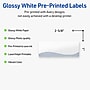 Avery Laser/Inkjet Rectangle Multipurpose Labels, 1" x 2-5/8", White, 160/Pack (S00-ETX)~#|#~3E51251C-1995-43D1-8B5C25F9D2D04058_sc7