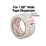 Staples® Lightweight Moving & Storage Packing Tape, 1.88" x 54.6 yds., Clear, 36/Box (ST61004/52203)~#|#~3E5276C2-96D3-42E9-A6AC70F648BACC2F_sc7