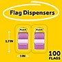 Post-it Flags, 1", Purple, 100 Flags/Pack (680-PE)~#|#~3E57EA04-E9E9-4948-BDD7C80087B25FE0_sc7