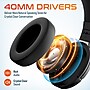 Delton M101 Wireless Bluetooth Over-the-Ear Headphones, Active Noise Canceling Stereo Business/Gaming Headset, Black (DHBM101)~#|#~3E5CA93D-620E-4300-A87B6713932C509F_sc7