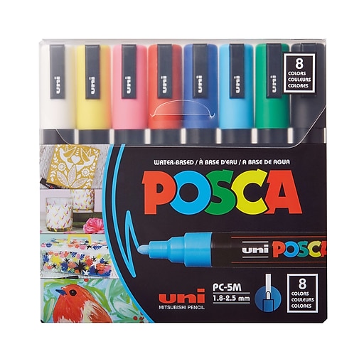 Uni Posca Fine Tip Marker Schwarz 8 mm kaufen bei OBI