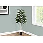 Monarch Specialties Inc. 52" Artificial Rubber Tree in Pot (I 9514)~#|#~3E6AC8CA-C0FF-403C-9C4E44BFDC6D0702_sc7
