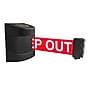 WallPro Magnetic 450 Wall-Mountable 30' Retractable Belt Barrier, DANGER KEEP OUT, Red/White (WPM450B-RWD30)~#|#~3E737A33-7DB5-4E77-A31B99AA983B7713_sc7