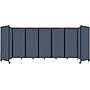 Versare The Room Divider 360 Freestanding Folding Portable Partition, 82"H x 234"W, Ocean Fabric (1182715)~#|#~3E758F9D-5083-42FF-82C9FF59ABEA78F6_sc7