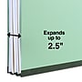 Staples 60% Recycled Pressboard Classification Folder, 2-Dividers, 2.5" Expansion, Letter Size, Light Green, 20/Box~#|#~3E75E264-B7A2-4C41-936F17F5077271ED_sc7