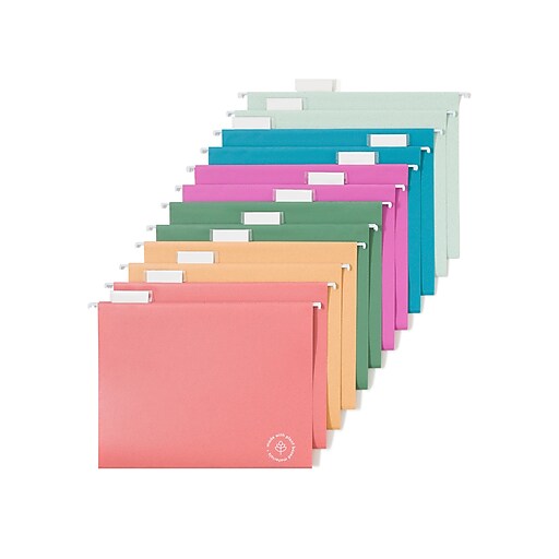 U Brands Hanging File Box With Lid - Classic Stripes 1 Ct